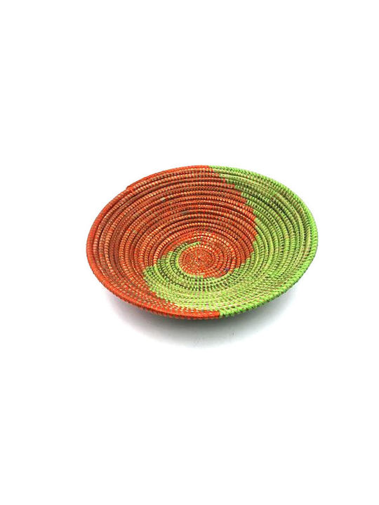 Obstschale Korbweide Orange 30cm