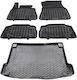 Rezaw Plast Set of Front and Rear Mats 5pcs for BMW X6 2020+ Black