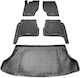 Rezaw Plast Set of Front and Rear Mats 5pcs for Kia Sorento 2002 2009 Black