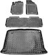 Rezaw Plast Σετ Μπροστινά και Πίσω Πατάκια 4τμχ για Citroen Xsara Picasso 2007 Μαύρα