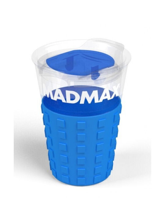 Madmax Tasse Kunststoff mit Deckel Blau 350ml 1Stück