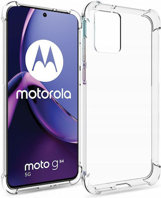 Tech-Protect Flexair Pro Umschlag Rückseite Silikon Transparent (Motorola Moto G84 5G)