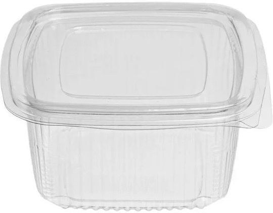 Intertan Einweg-Plastikgeschirr PET mit Fassungsvermögen von 500ml Transparent 100Stück