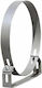 Inox Shell Στήριγμα Καπνοδόχου Inox 130mm Ασημί