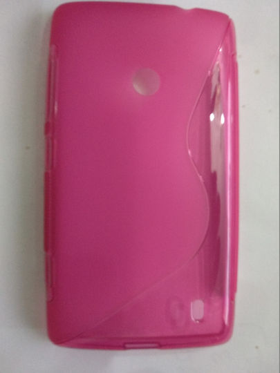 Nokia Back Cover Silicone Pink (Nokia Lumia 520, Nokia Lumia 525)