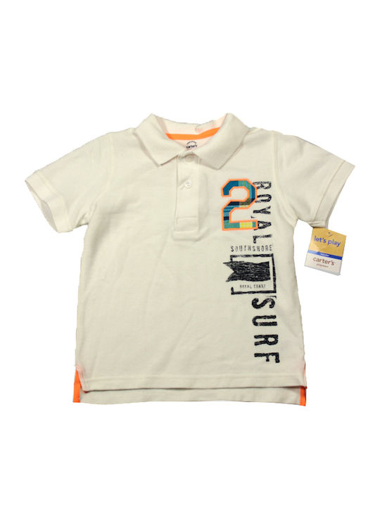Kids' Polo Short Sleeve White