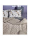 Kentia Duvet Cover Single 160x220cm Notturno Beige 730 GSMGsm