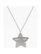 Visetti Necklace with design Star from Steel