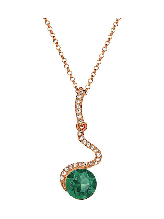 Verorama Necklace from Rose Gold Plated Silver