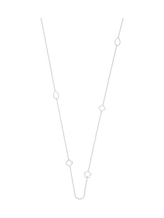 Vitopoulos Halskette aus Weißgold 14K