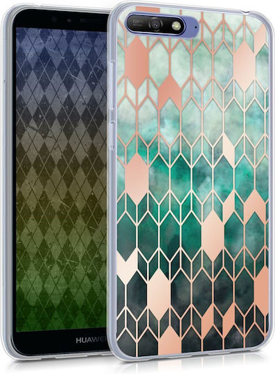 KWmobile Slim Fit Gel Back Cover Σιλικόνης Μπλε (Huawei Y6 2018)