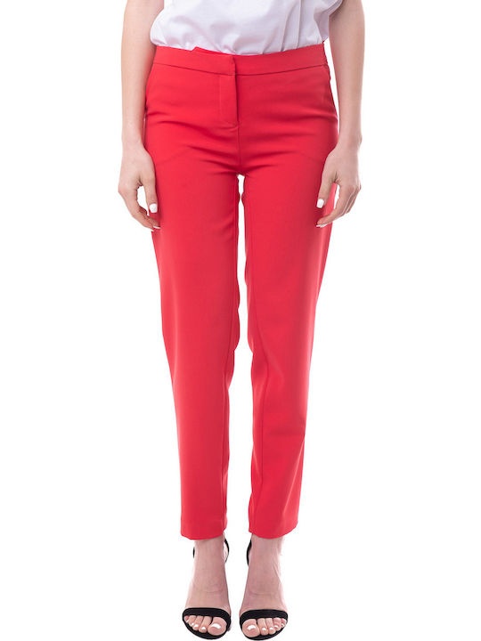 C. Manolo Dama Tesatura Pantaloni Roz