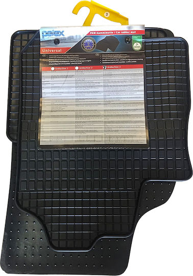 Petex Set Covorașe Față și Spate Universal 4buc din Furtun Volkswagen Sus 2008+ Negre