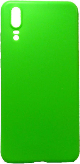 Matt Back Cover Silicon 1.2mm Verde (Huawei P20 Pro)