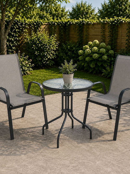 Dining Set for Small Outdoor Spaces Rio 3 Piece...
