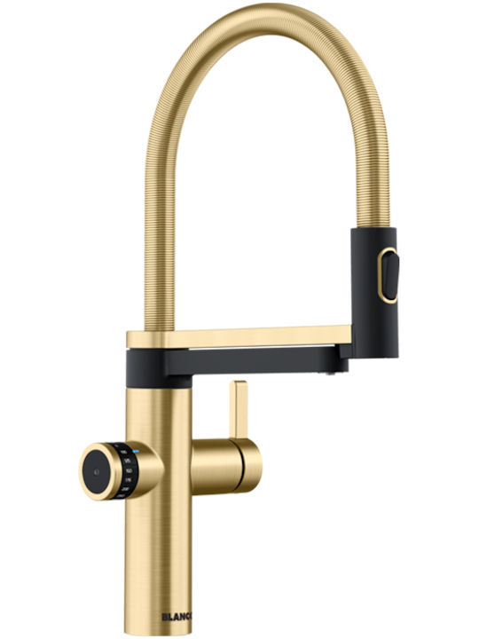 Blanco Kitchen Faucet Counter Gold