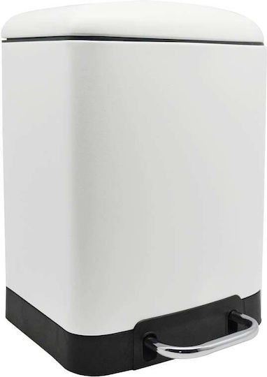 Ankor Inox Perie de toaletă Închidere lentă 6lt Argintiu