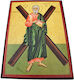 Saint Icon St. Andrew Wooden 20x14cm