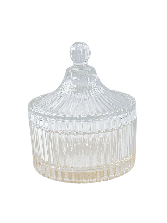 Tpster Фонтанера Glass с Капак 10x11см White