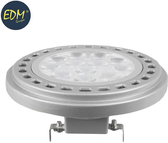 EDM Grupo LED Bulb 12W 111mm for Socket G53 and Shape AR111 Warm White 900lm