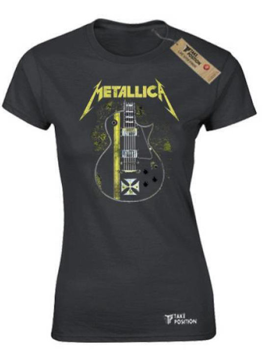 Takeposition Femeiesc Tricou Metallica Gri