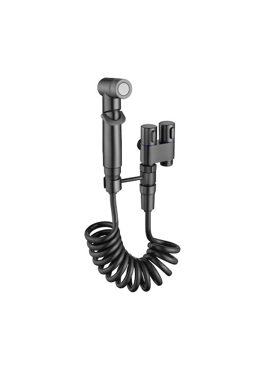 Wall Mounted Bidet Set Gun Metal