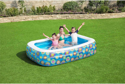 vidaXL Children's Pool PVC Inflatable 229x152x56cm