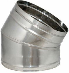 Technometal Chimney Corner Pipe Inox 160mm