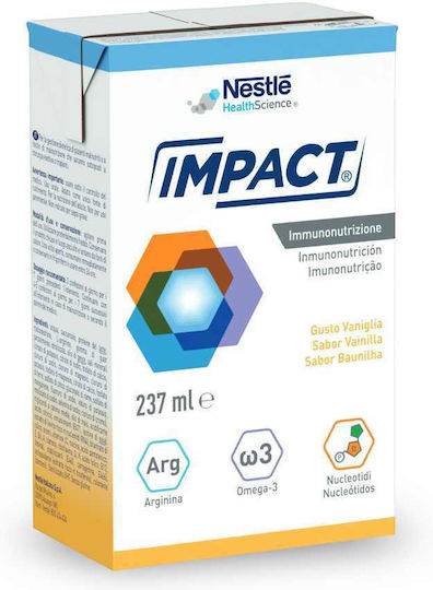 Nestle Impact Oral Rtd Συμπλήρωμα για την Ενίσχυση του Ανοσοποιητικού 3 φακελίσκοι Βανίλια