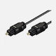 Techly Cablu Audio Optic TOS masculin - TOS masculin Negru 1m (ICOC DAC-301)
