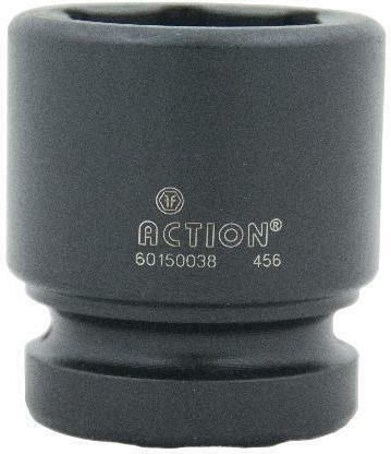 Action Socket Pneumatic Hex with Square Drive 1/2" Diameter 1/2"