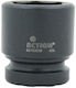 Action Socket Pneumatic Hex with Square Drive 3/4" Diameter 3/4"