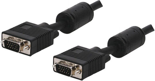 Cable VGA male - VGA male Μαύρο 20m (100200330)