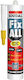 Soudal Silikon-Dichtungsmittel für Holz Weiß 290ml 1Stück