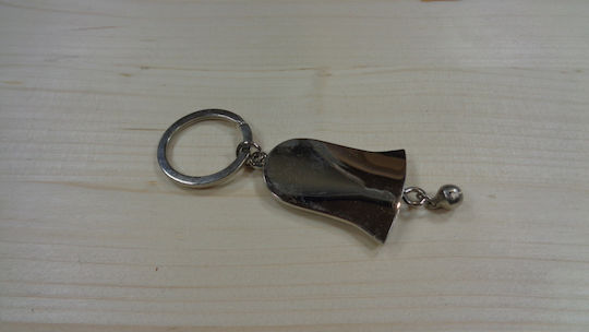 Christening Favor with Keychain made of Metal 12pcs 9.5x3.4cm