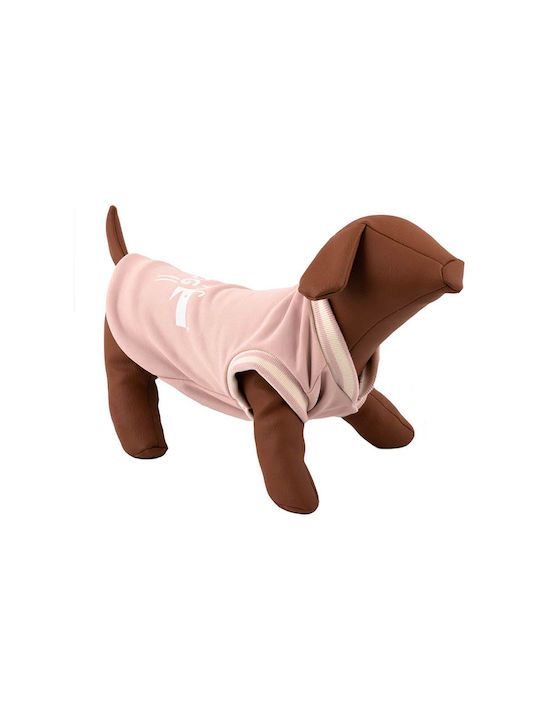 Woofmoda Jacke Sweatshirt Hund in Rosa Farbe 56x56εκx56εκcm.