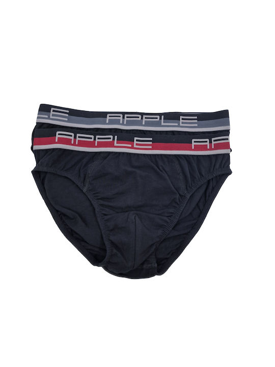 Apple Boxer Ανδρικά Σλιπ Μαύρο 2Pack