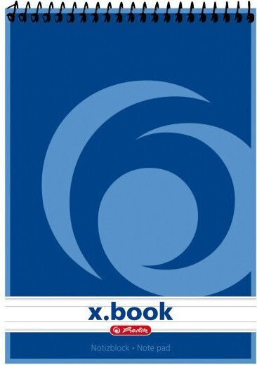 Herlitz Σετ 10 Σημειωματάρια A5 50 Φύλλων με Λευκές Σελίδες Λευκά