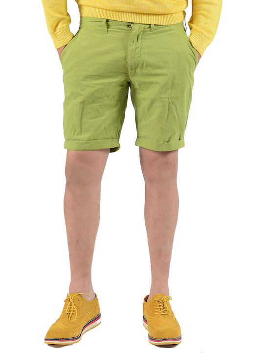 Uniform Jeans Bermudă de Bărbați Chino Verde