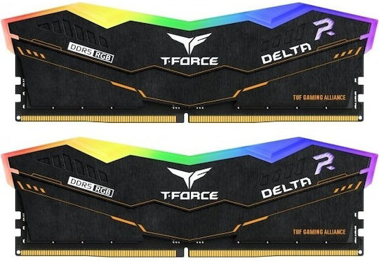 TeamGroup T-force Delta DDR5 32GB RAM με 2x16GB Modules και Ταχύτητα 6000 για Desktop