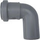 Valsir Pipe Elbow Fitting Polypropylene 75mm 504047
