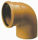 KymaSol Γωνία Σωλήνα PVC Αρσενικό 125mm 017.01.340125
