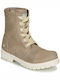 Stiefeletten Damen Beige