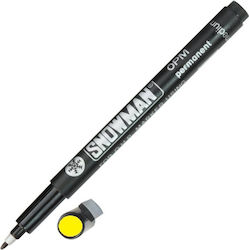 Snowman Permanent Marker Yellow