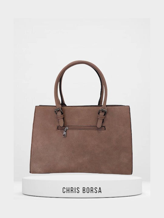 Chris Borsa Women's Bag Hand Brown