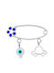 Xrisokosmima Child Safety Pin made of White Gold 9K
