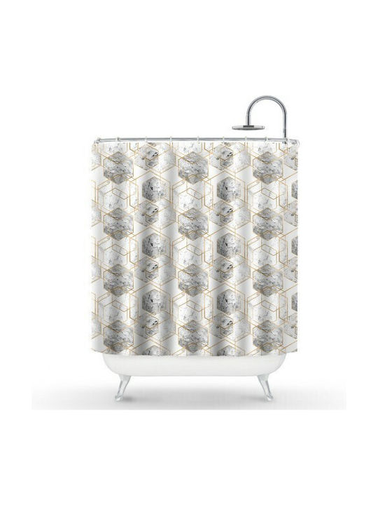 Houseart Shower Curtain 150x180cm Grey