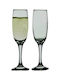 Glass Set Champagne made of Glass Stacked 210ml 6pcs