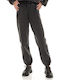 Reah Jogginghose Jogger Vlies Schwarz