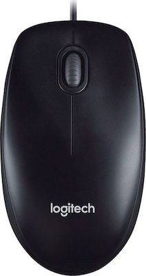 Logitech M90 Ενσύρματο Ποντίκι Μαύρο